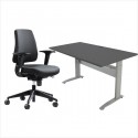 BCD 1800 - Kontorsæt med hæve sænkebord og kontorstol