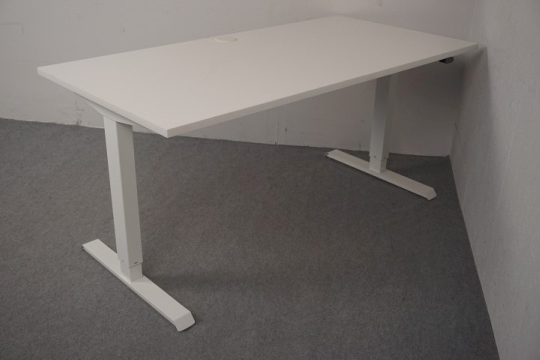 Hæve- sænkebord hvid