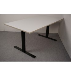 Mødebord lysgrå Dencon sort stel