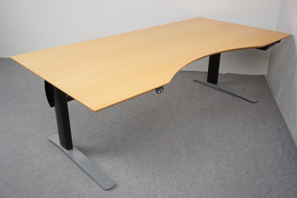 Hæve - sænkebord bøg finer