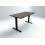 Hæve - sænkebord Antracit 140x70 sort stel