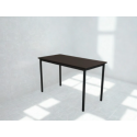 Sidebord, fast skrivebord, sort, brugt