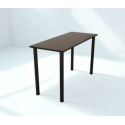 Sidebord, fast skrivebord, sort, Nyt
