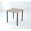 Sidebord grå bøg kant