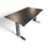 Hæve- sænkebord 160 x 90 antracitgrå laminat