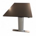 Hæve- sænkebord 160 x 90 antracitgrå laminat
